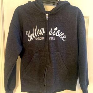 NWOT Yellowstone gray zip up hoodie